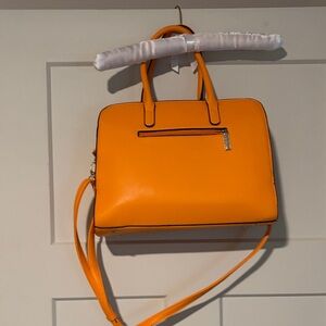 Desein Orange Leather Tote